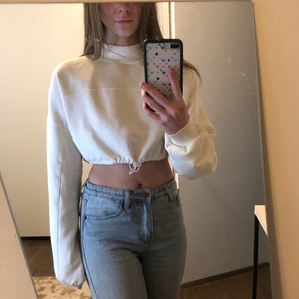 Joah brown draw cord crop